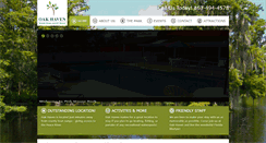 Desktop Screenshot of oakhavenrvpark.com