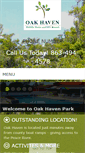 Mobile Screenshot of oakhavenrvpark.com